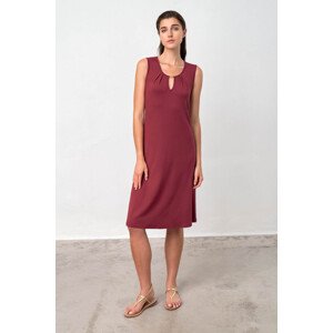 Vamp - Pohodlné dámské šaty – Syrah 18489 - Vamp red syrah M