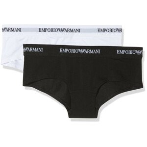 Kalhotky 2pcs 163263 CC317 00911 černobílá - Emporio Armani černo-bílá XS