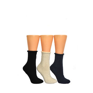Dámské ponožky Bratex Women Półfrote 037 černá 39-41