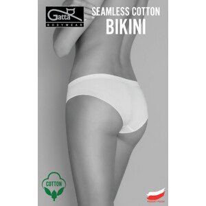 Dámské kalhotky Gatta Seamless Cotton Bikini 41640 bílá S
