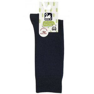 Pánské ponožky Wola Comfort Man Bamboo W94.028 graphite/odstín šedé 45-47
