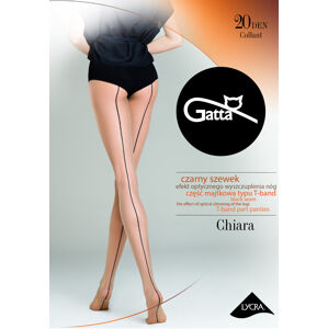 Dámské punčochové kalhoty Gatta Chiara nr 05 20 den béžová-černá 3-M