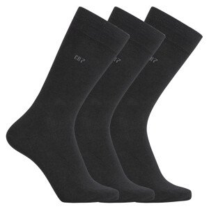 Ponožky vysoké 3 páry 8170-80-900 černá - CR7 40/46 černá (900)
