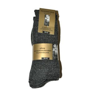 Pánské ponožky WiK 20310 Norweger Socken A'3 tmavě šedá 39-42