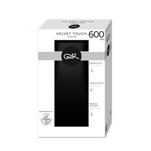 Punčochové kalhoty Gatta Velvet Touch 600 den černá 2-S