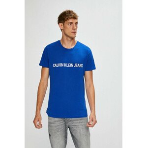 Pánské tričko OU37 modrá - Calvin Klein modrá L