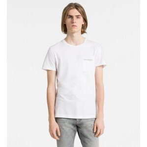 Pánské tričko OU60 bílé - Calvin Klein bílá M