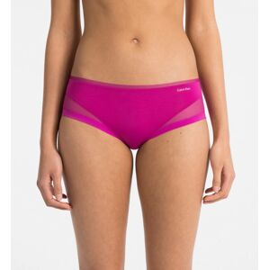Dámské kalhotky QF1709E-BXW tmavě růžová - Calvin Klein tmavě růžová XS