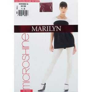Dámské punčochy Microshine 100 - Marilyn mléčná 1/2