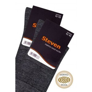 Pánské ponožky Steven Wool art.130 tmavě modrá 41-43