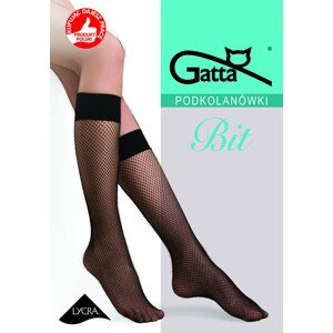 Dámské síťované podkolenky Gatta Bit Kabaretka grigio/odstín šedé univerzální