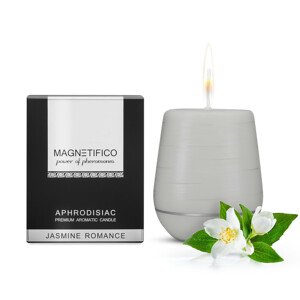 Afrodiziakální vonná svíčka Magnetifico Aphrodisiac Candle Jasmine Romance - Valavani UNI šedá