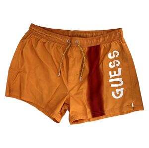 Pánské šortky F90T02TEL60-G388 oranžová - Guess oranžová L