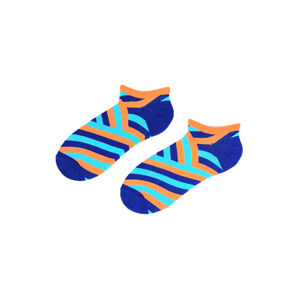 Dámské vzorované kotníkové ponožky Regina Socks 3417 Avangarda limetková 35-38