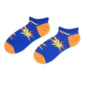 Dámské ponožky BAMBUS Palmy žlutá 35-37