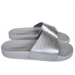 Pantofle X4PS02 stříbrná - Emporio Armani stříbrná 42