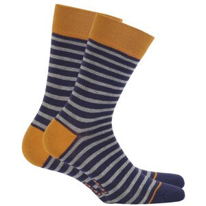 Vzorované pánské ponožky PERFECT MAN-CASUAL námořnická 42/44