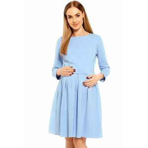 Těhotenské a kojicí šaty Celeste modré  XXL
