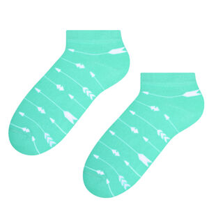 Dámské vzorované ponožky 052 zelená 38-40