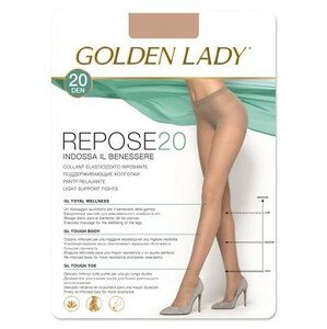 Punčochové kalhoty Golden Lady Repose 20 den fumo/odstín šedé 2-S