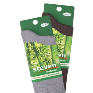 Ponožky Steven 086 bílá 44-46