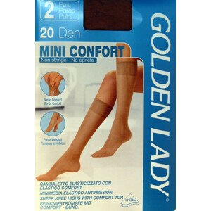 Dámské podkolenky |Golden Lady| Mini Confort 20 den A`2 odstín béžové 3/4-M/L