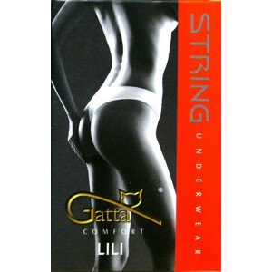 Dámské kalhotky string Gatta Lili bílá XL