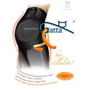 Dámské punčochové kalhoty Gatta Bye Cellulite 50 den grafit/dek.šedá 2-S