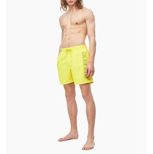 Pánské plavecké šortky KM0KM00381-ZAM žlutá - Calvin Klein žlutá L