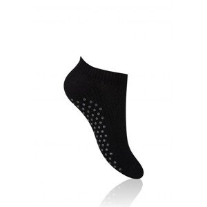 Pánské kotníkové ponožky Steven s ABS art.135 tmavá šedá 44-46