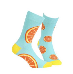 Vzorované ponožky FUNKY aqua 43-46
