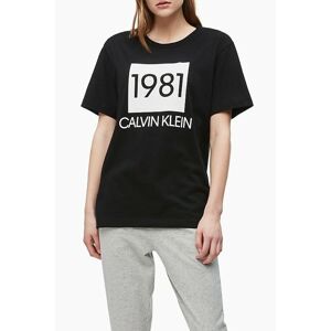 Dámské tričko QS6343E-001černá - Calvin Klein černá XS