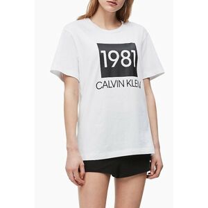 Dámské tričko QS6343E-100bílá - Calvin Klein bílá S