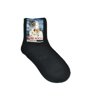 Dámské ponožky Magnetis SK-99 Noviny černá univerzální