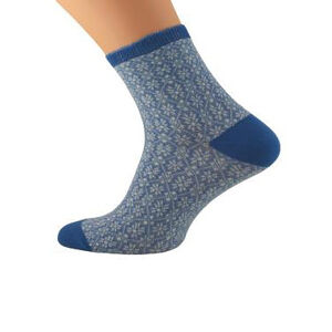 Dámské ponožky Bratex 5513 Lady Socks tmavě modrá 36-38