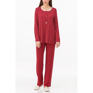 Dámské pyžamo 11161-316 červená - Vamp červená XL
