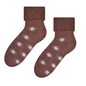 Dámské ponožky FROTTE 053 hnědá 35-37