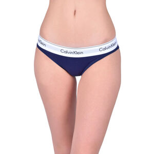 Kalhotky QF4654-XS6 modrá - Calvin Klein modrá XS