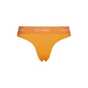 Tanga QF1672E-6TQ oranžová - Calvin Klein oranžová XS