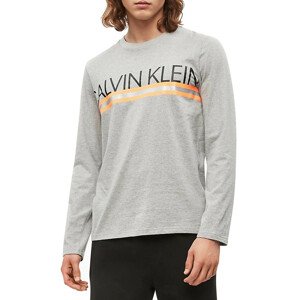 Pánské tričko NM1772E-080 šedá - Calvin Klein šedá S