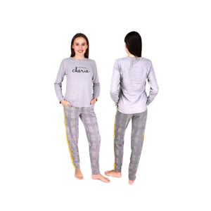 Dámské pyžamo FA6859PB šedá - Noidinotte šedá M