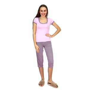 Dámské pyžamo 910-KK růžovočerná- CoCoon Secret růžovo-černá XL