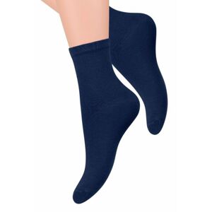 Dámské ponožky 037 dark blue tmavě modrá 35/37