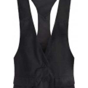 Elegantní  krátká vesta 1228 černá M