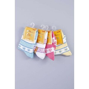 Dívčí ponožky 4 pcs G50820D vícebarevná - Gemini vícebarevná 19-22