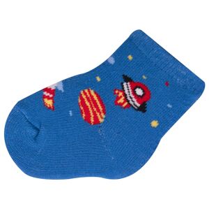 Froté ponožky - komplet = 3 páry mix-dívčí 6-9 měsíců