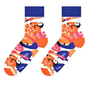 Dámské ponožky 078 oranžová/tukan 39/42