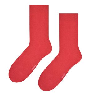 Hladké ponožky k obleku 056 oranžová/hladká 45-47