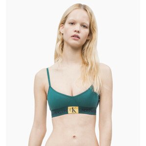 Podprsenka bez kostice QF4919E-ZAY zelená - Calvin Klein zelená S