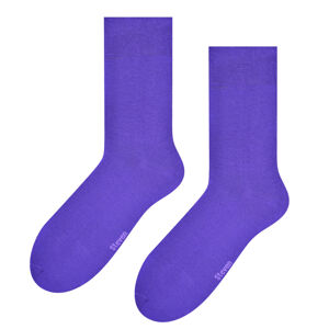 Hladké ponožky k obleku 056 fialová 42-44